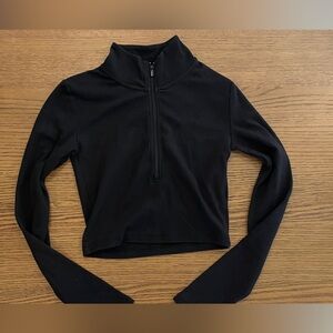 Sunday Best Black Zippered Top
